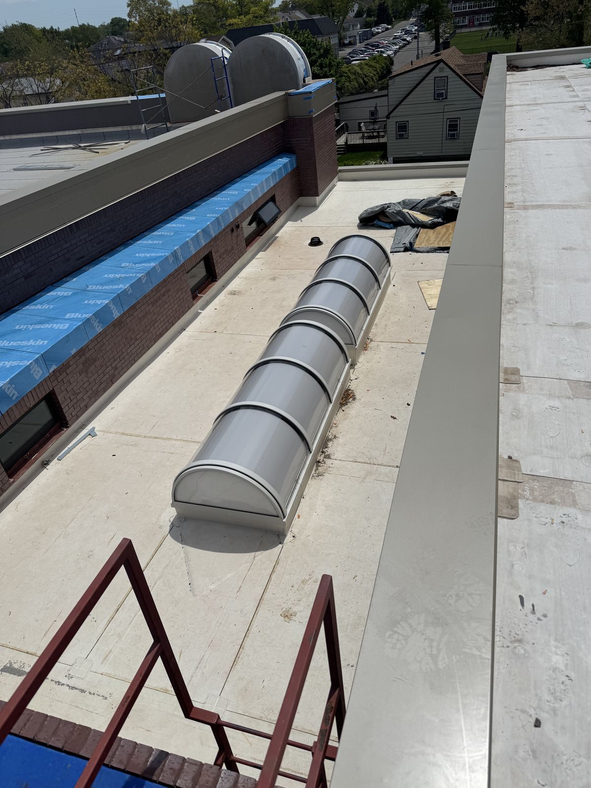 Commercial curved skylight system